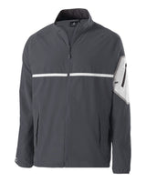 Holloway Unisex Weld Jacket. 229543 - Carbon/ White