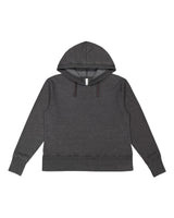 LAT Women's Vintage Wash Hoodie Sweatshirt. 3536 - Washed Black