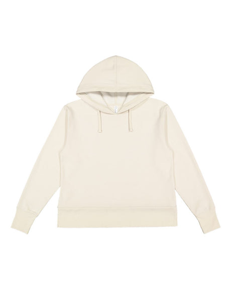 LAT Women's Vintage Wash Hoodie Sweatshirt. 3536 - Washed Natural