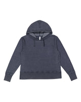 LAT Women's Vintage Wash Hoodie Sweatshirt. 3536 - Washed Navy