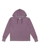 LAT Women's Vintage Wash Hoodie Sweatshirt. 3536 - Weathered Plum