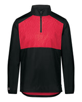 Holloway Men's SeriesX Quarter-Zip Pullover. 229533 - Black/ Scarlet