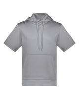 Augusta Sportswear Unisex Fleece Short Sleeve Hooded Pullover. 6871 - Athletic Grey