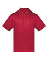 Augusta Sportswear Unisex Fleece Short Sleeve Hooded Pullover. 6871 - Scarlet