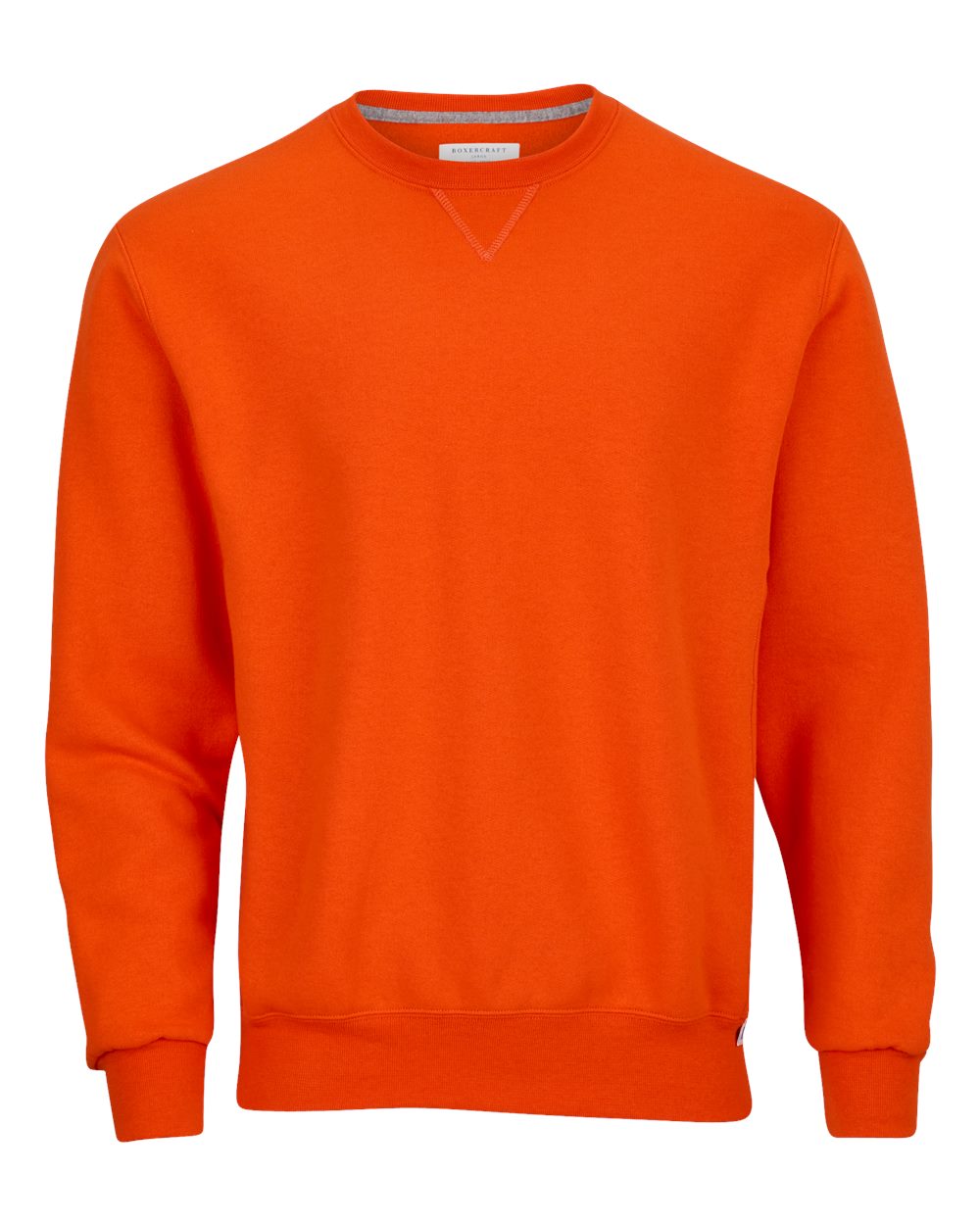 Boxercraft Men's Fleece Crewneck Sweatshirt. BM5101 - Burnt Orange
