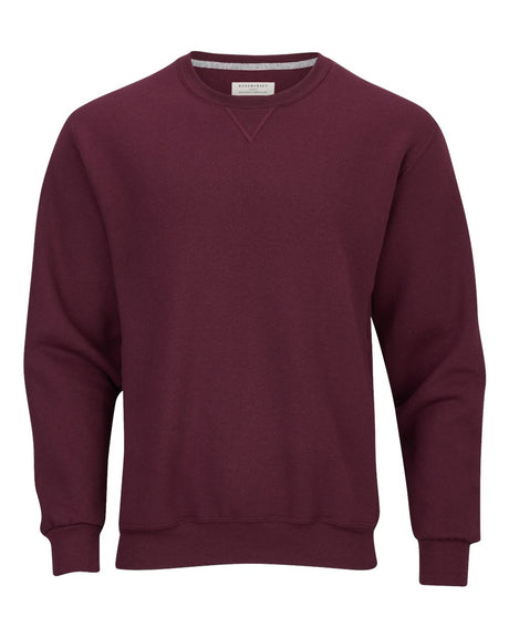 Boxercraft Men's Fleece Crewneck Sweatshirt. BM5101 - Maroon