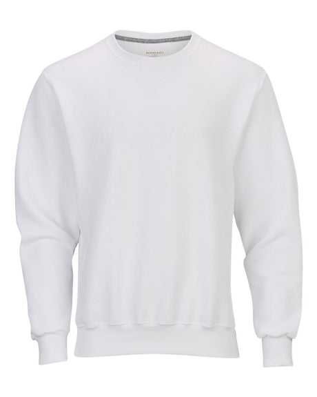 Boxercraft Men's Fleece Crewneck Sweatshirt. BM5101 - White