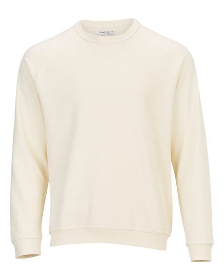 Boxercraft Men's French Terry Crewneck Sweatshirt. BM5104 - Natural