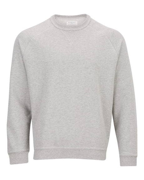 Boxercraft Men's French Terry Crewneck Sweatshirt. BM5104 - Oxford Heather