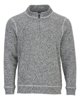 Boxercraft Men's Alpine Quarter-Zip Pullover. BM5207 - Black Heather