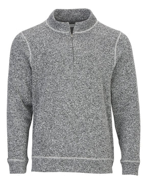 Boxercraft Men's Alpine Quarter-Zip Pullover. BM5207 - Black Heather
