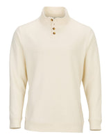 Boxercraft Men's French Terry Button Pullover. BM5209 - Natural