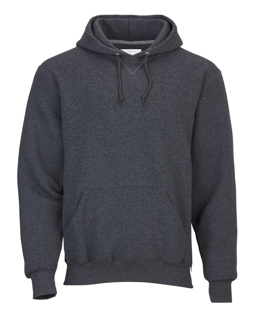 Boxercraft Unisex Fleece Hooded Sweatshirt. BM5302 - Charcoal Heather