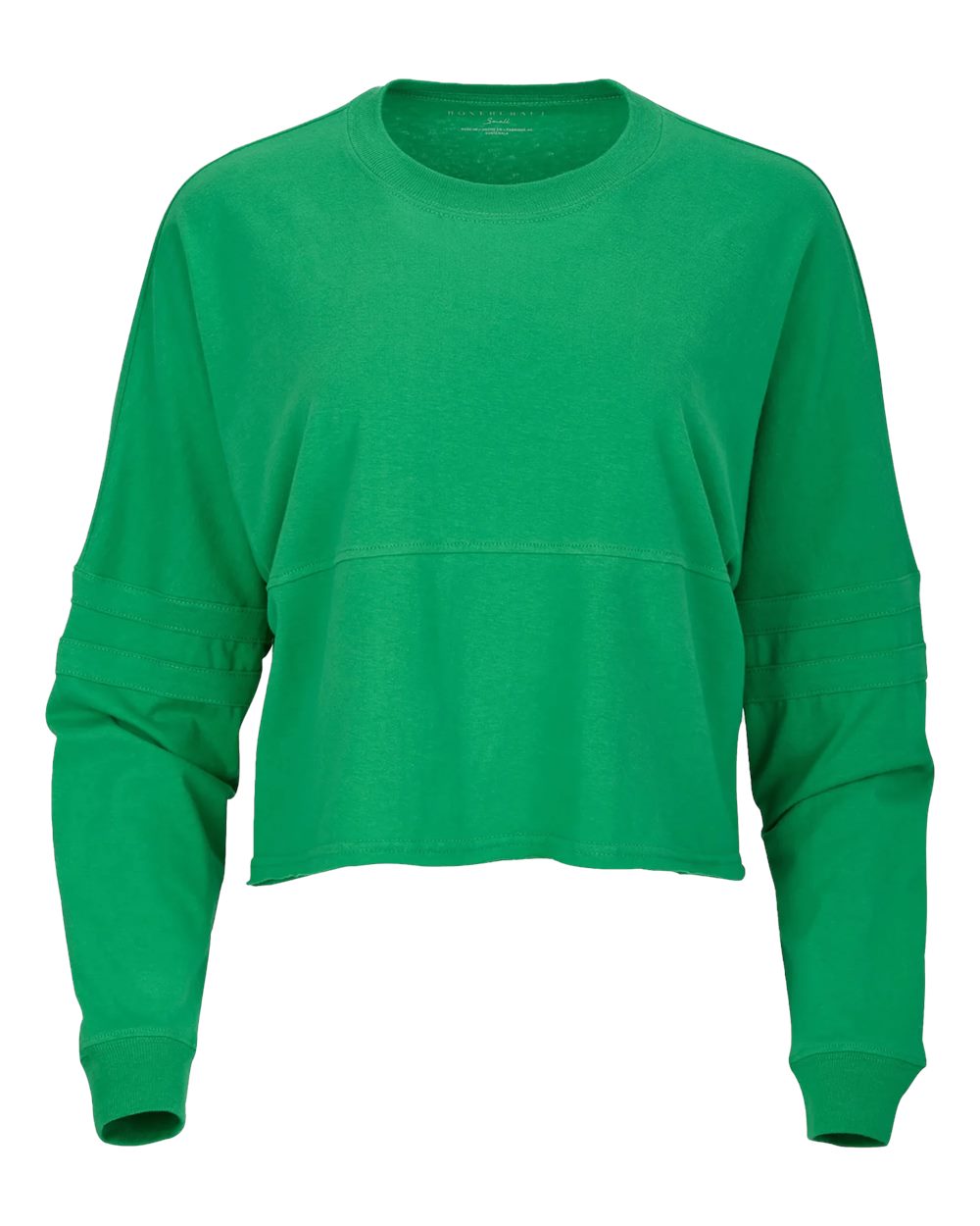 Boxercraft Women's Crop Retro Jesery. BW3515 - Shamrock