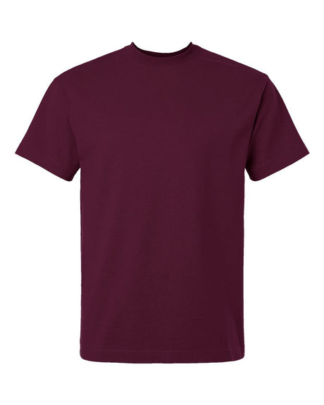 American Apparel Unisex Super Heavyweight Tee. 9001 - Burgundy