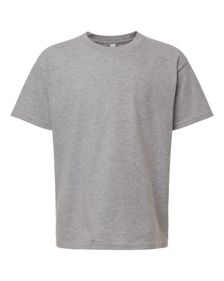 American Apparel Youth Fine Jersey Tee. 2001Y - Heather Grey