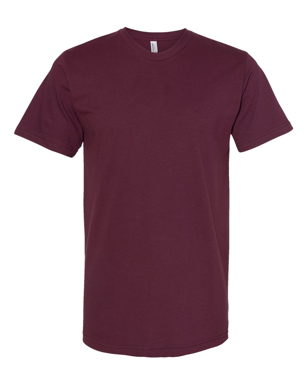 American Apparel Unisex Fine Jersey Tee. 2001 - Burgundy