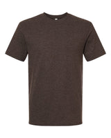 American Apparel Unisex CVC Tee. 2001CVC - Heather Brown