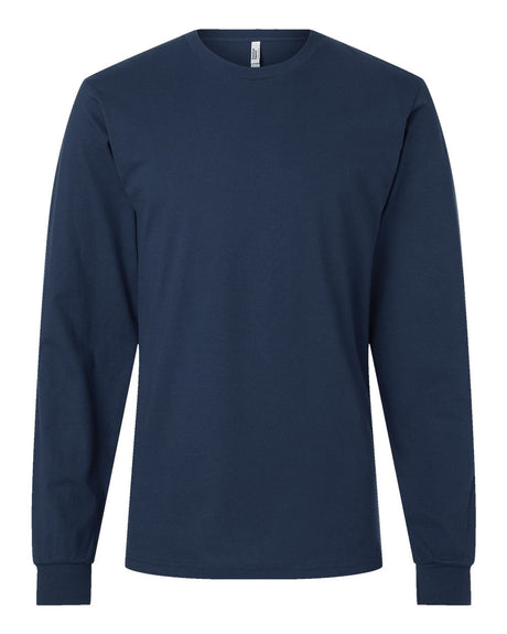 American Apparel Unisex Fine Jersey Long Sleeve Tee. 2007 - Sea Blue