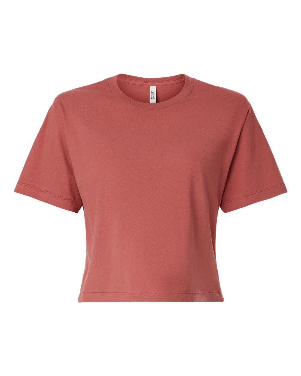 American Apparel Women's Fine Jersey Mid-Length Boxy Tee. 102 - Canyon