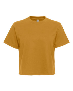 Next Level Women's Heavyweight Boxy Tee. 7610 - Antique Gold
