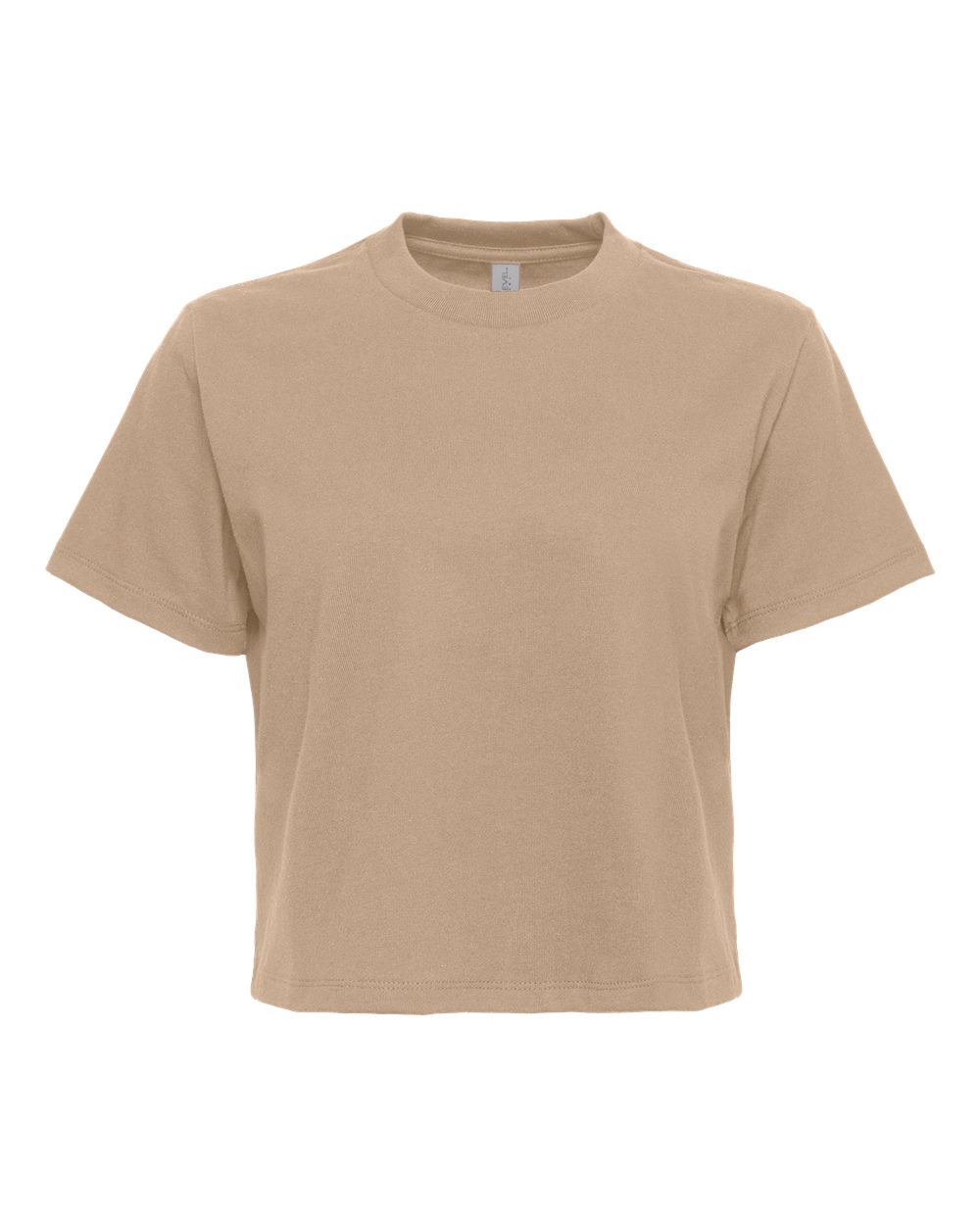 Next Level Women's Heavyweight Boxy Tee. 7610 - Tan