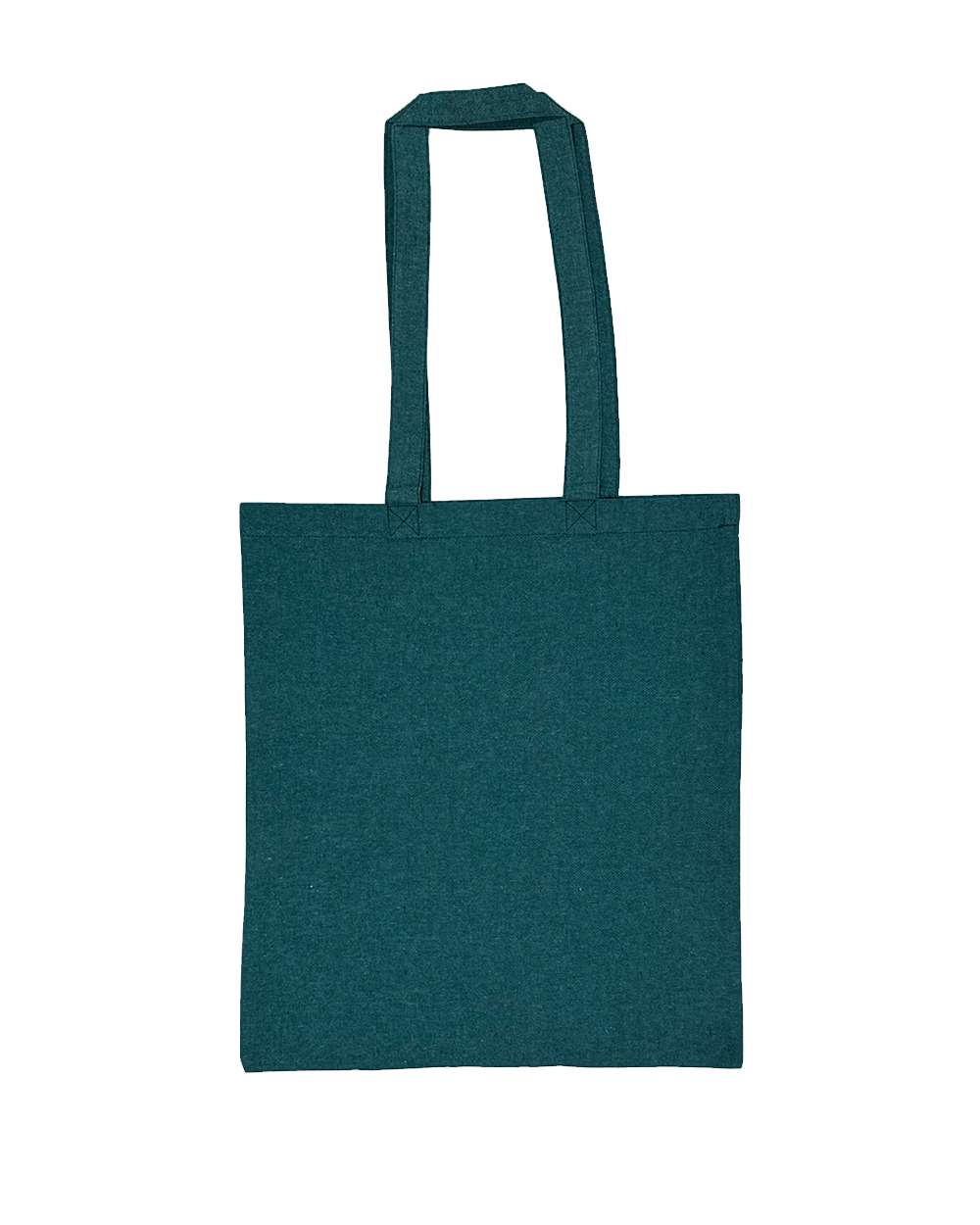 Liberty Bags Lightweight Recycled Canvas Tote Bag with Extended Handle. 8505R - Heather Emerald Green