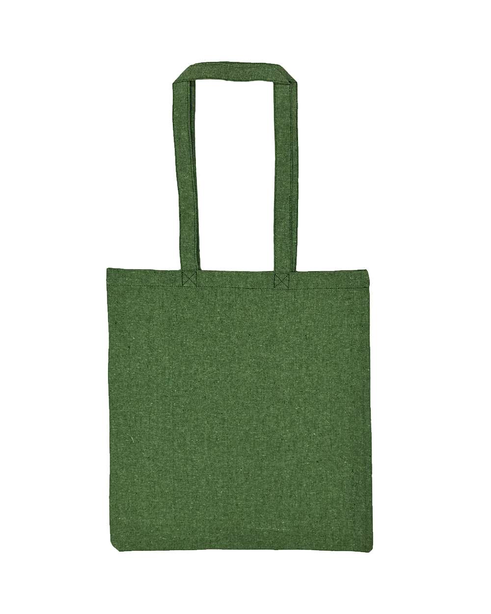 Liberty Bags Lightweight Recycled Canvas Tote Bag with Extended Handle. 8505R - Heather Green
