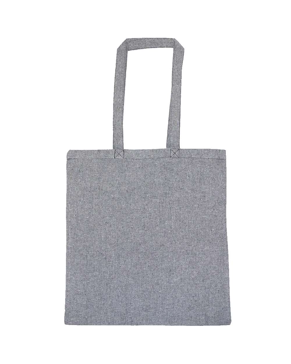 Liberty Bags Lightweight Recycled Canvas Tote Bag with Extended Handle. 8505R - Heather Grey