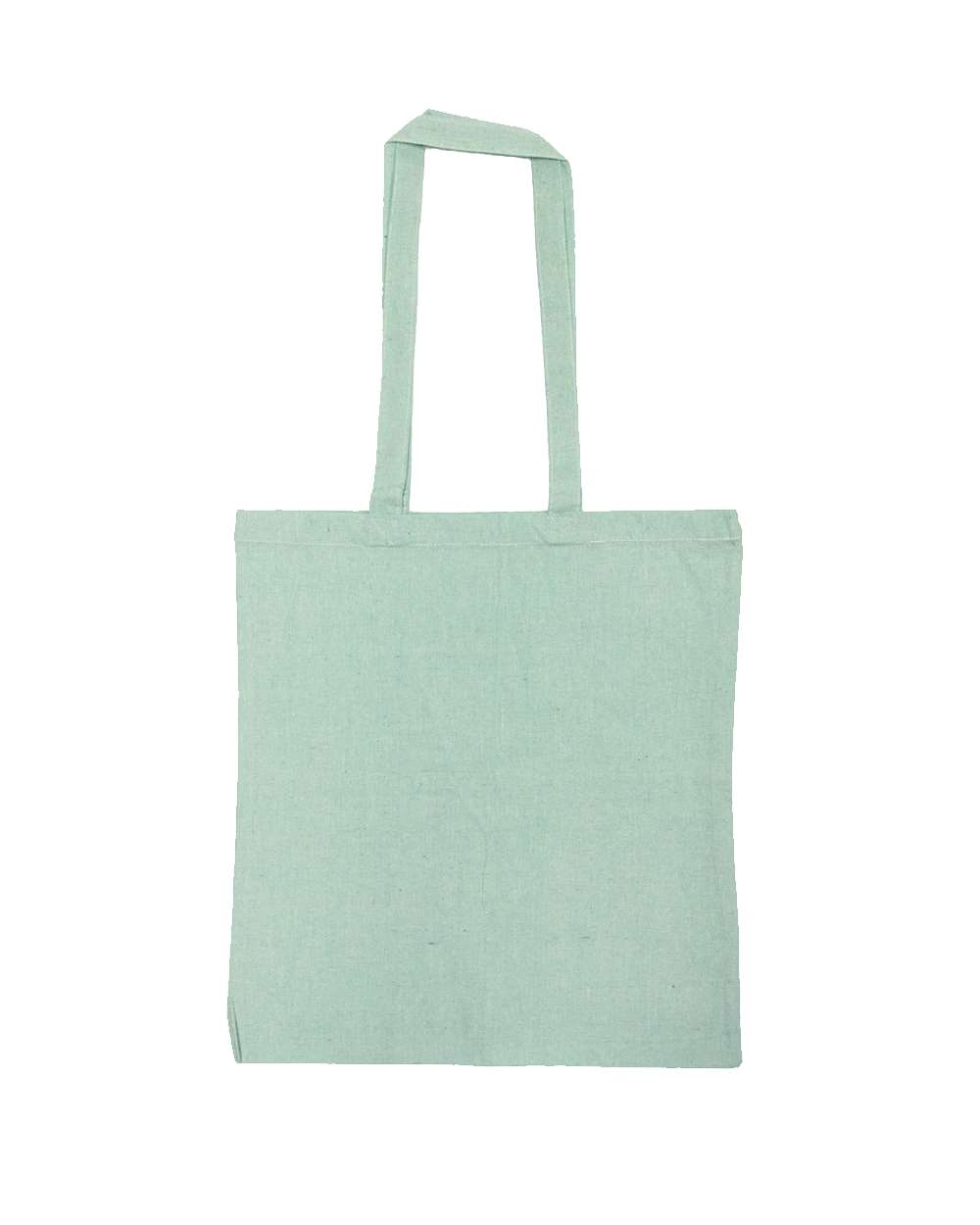 Liberty Bags Lightweight Recycled Canvas Tote Bag with Extended Handle. 8505R - Heather Mint