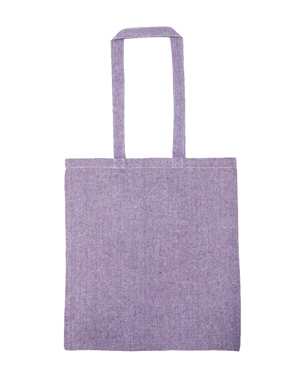Liberty Bags Lightweight Recycled Canvas Tote Bag with Extended Handle. 8505R - Heather Purple