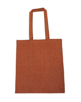 Liberty Bags Lightweight Recycled Canvas Tote Bag with Extended Handle. 8505R - Heather Rust Orange