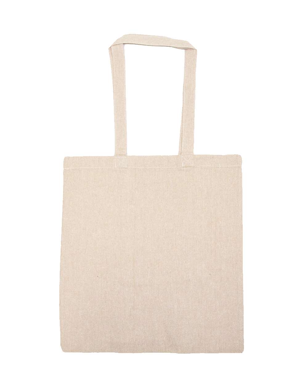 Liberty Bags Lightweight Recycled Canvas Tote Bag with Extended Handle. 8505R - Sand