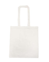 Liberty Bags Lightweight Recycled Canvas Tote Bag with Extended Handle. 8505R - White