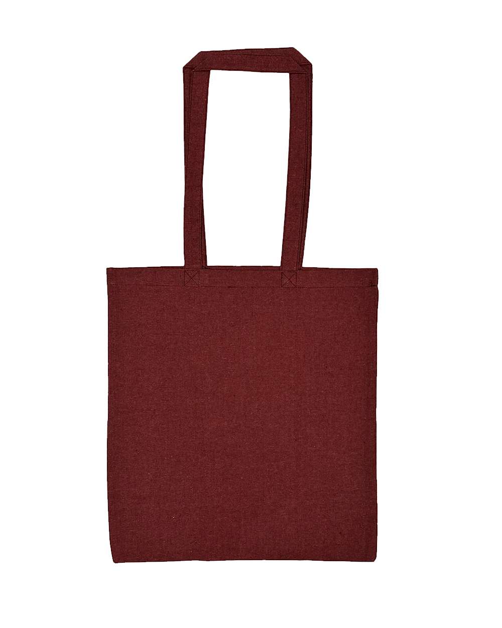 Liberty Bags Lightweight Recycled Canvas Tote Bag with Extended Handle. 8505R - Heather Red