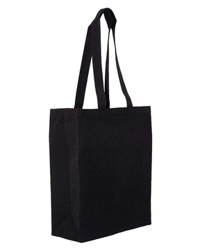 Liberty Bags Susan Midweight Recycled Canvas Tote. 8861R - Recycled Black