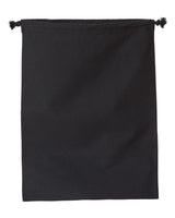 OAD Double Cinch Recycled Canvas Shoe and Accessory Bag. OAD119R - Recycled Black