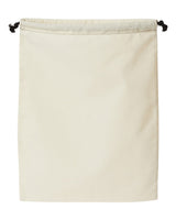 OAD Double Cinch Recycled Canvas Shoe and Accessory Bag. OAD119R - Recycled Natural