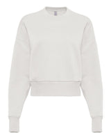 Next Level Women's Heavyweight Crewneck Sweatshirt. 9087 - Bone