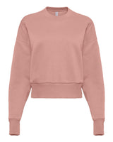 Next Level Women's Heavyweight Crewneck Sweatshirt. 9087 - Desert Pink