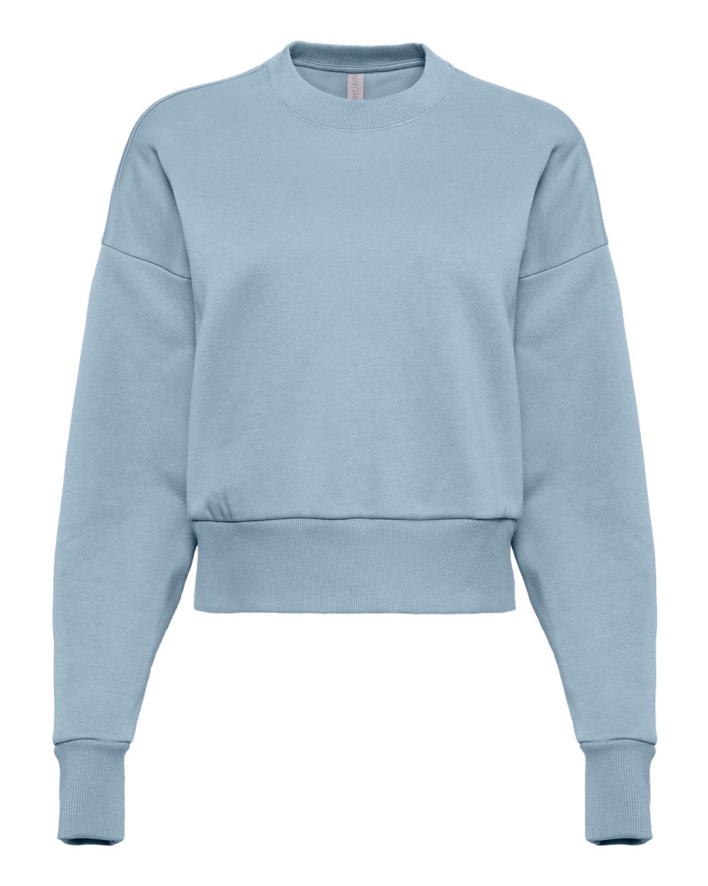 Next Level Women's Heavyweight Crewneck Sweatshirt. 9087 - Stonewash Denim