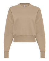 Next Level Women's Heavyweight Crewneck Sweatshirt. 9087 - Tan