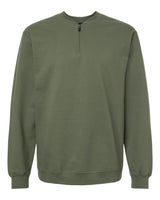 Gildan Unisex Softstyle® Midweight Quarter-Zip Sweatshirt. SF008 - Military Green