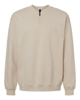 Gildan Unisex Softstyle® Midweight Quarter-Zip Sweatshirt. SF008 - Sand