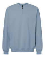 Gildan Unisex Softstyle® Midweight Quarter-Zip Sweatshirt. SF008 - Stone Blue
