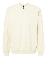 Gildan Unisex Softstyle® Midweight Quarter-Zip Sweatshirt. SF008 - Off White