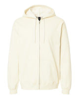 Gildan Unisex Softstyle® Midweight Full-Zip Hooded Sweatshirt. SF600 - Off White