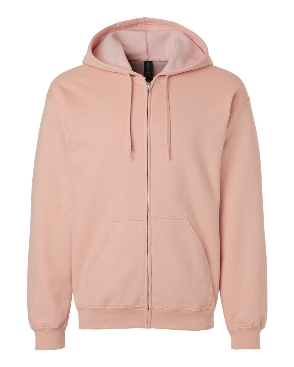 Gildan Unisex Softstyle® Midweight Full-Zip Hooded Sweatshirt. SF600 - Dusty Rose