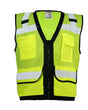 Kishigo Unisex Economy Surveyors Vest. S5008Z - Lime