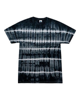 Colortone Unisex Multi-Color Tie-Dyed T-Shirt. 1000 - Black Shibori
